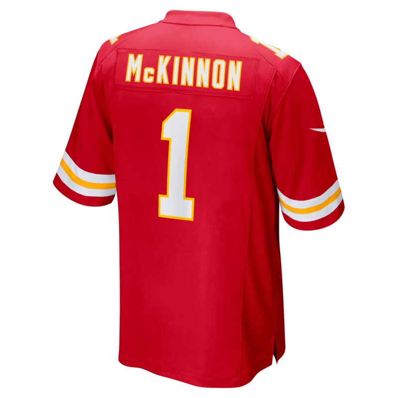 Jerick McKinnon Kansas City Chiefs Game Player Jersey - Red - Image 3