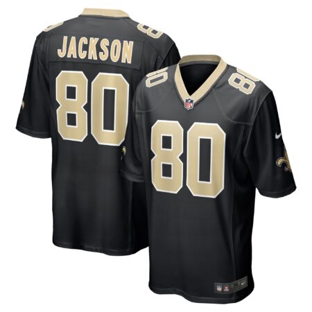 Jermaine Jackson New Orleans Saints Game Jersey - Black