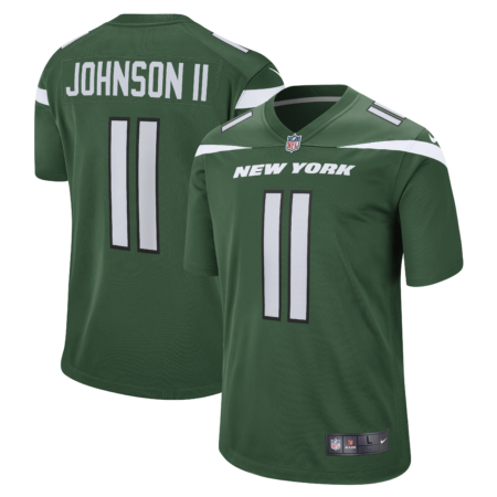 Jermaine Johnson II New York Jets Game Jersey - Gotham Green