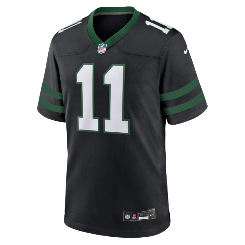 Jermaine Johnson II New York Jets Alternate Game Jersey - Legacy Black - Image 2