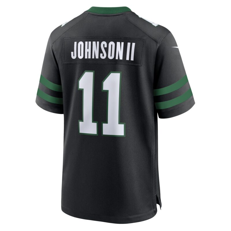 Jermaine Johnson II New York Jets Alternate Game Jersey - Legacy Black - Image 3
