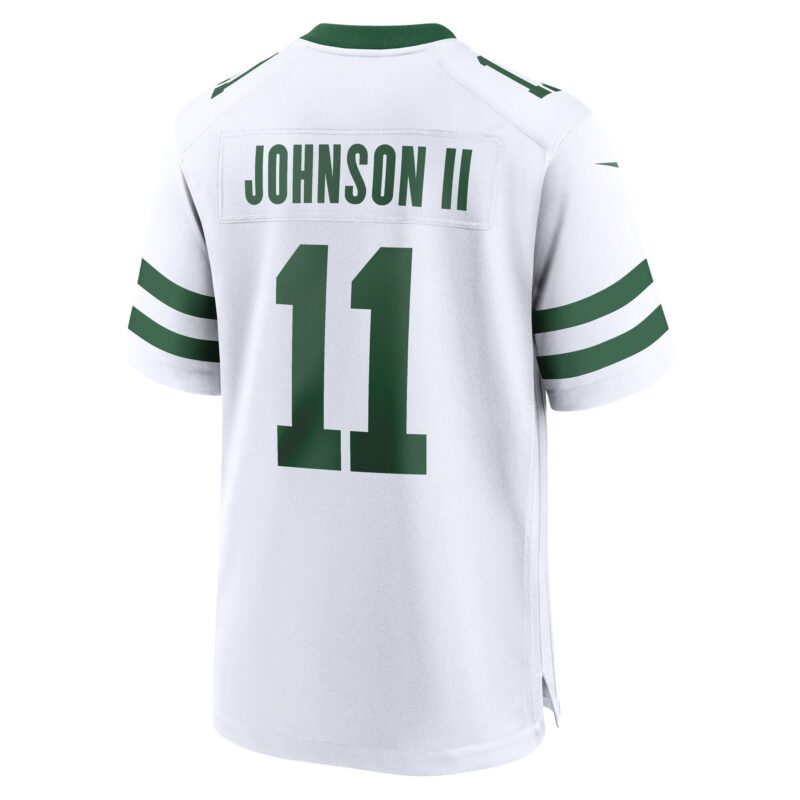 Jermaine Johnson II New York Jets Game Jersey - Legacy White - Image 3