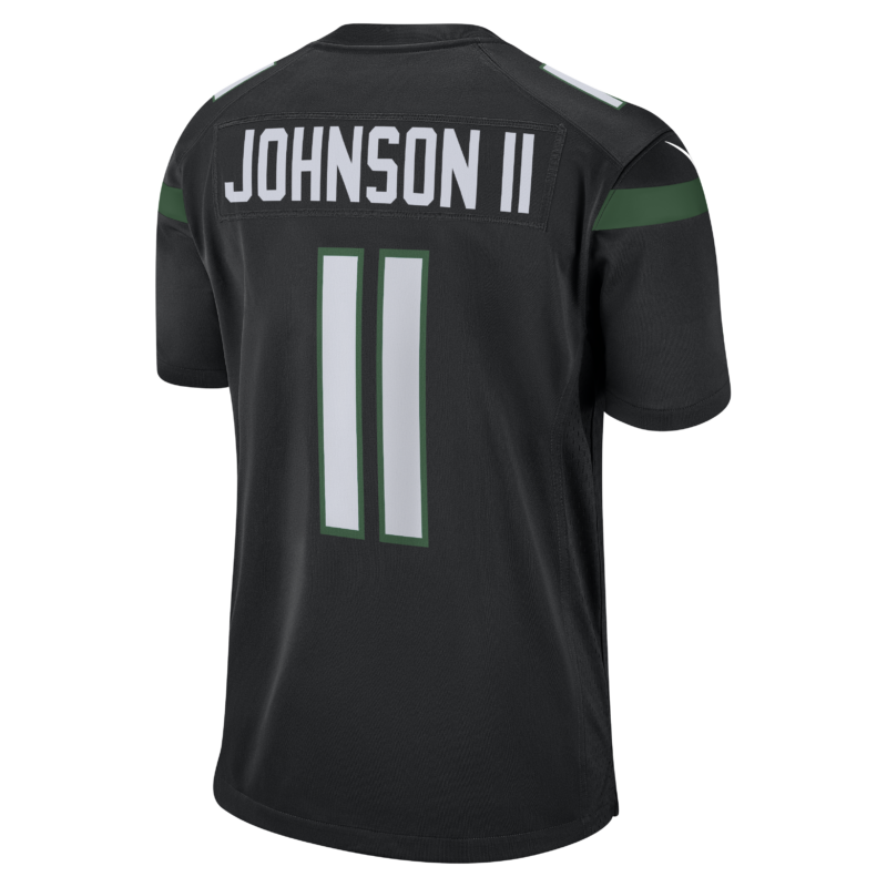 Jermaine Johnson II New York Jets Alternate Game Jersey - Stealth Black - Image 3