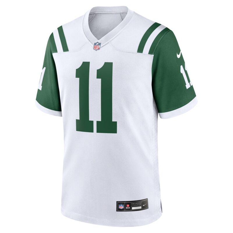 Jermaine Johnson II New York Jets Classic Alternate Game Jersey - White - Image 2