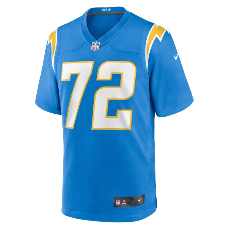 Jerrod Clark Los Angeles Chargers Team Game Jersey - Powder Blue - Image 2