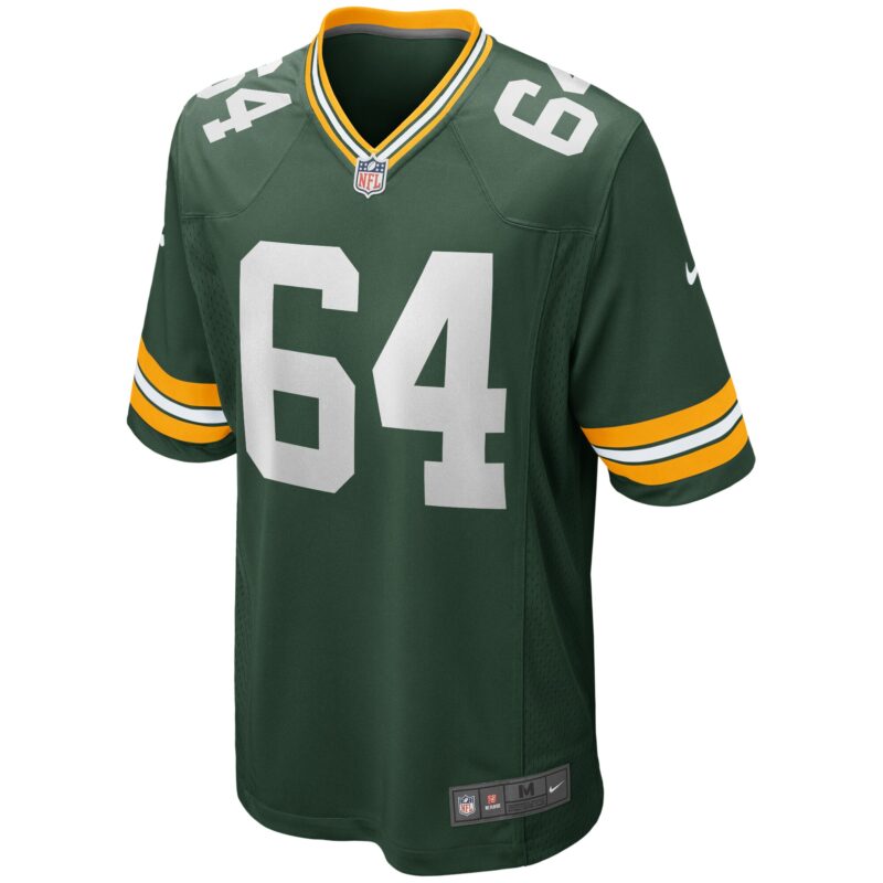 Jerry Kramer Green Bay Packers Game Retired Player Jersey - Green - Image 2