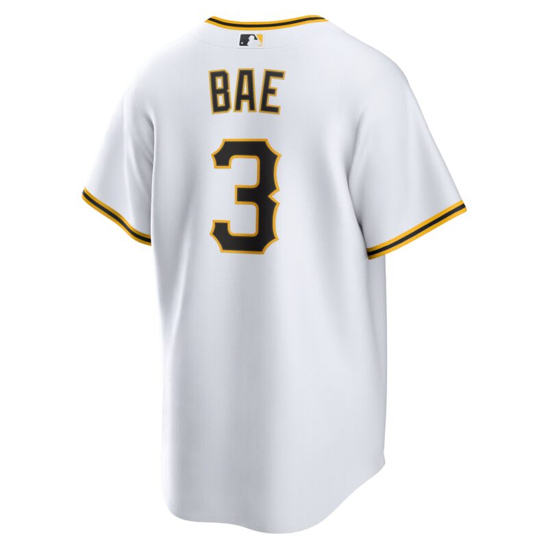 Ji-Hwan Bae Pittsburgh Pirates Player Jersey - White - Image 3