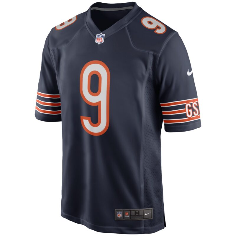 Jim McMahon Chicago Bears Game Retired Player Jersey - Navy - Image 2
