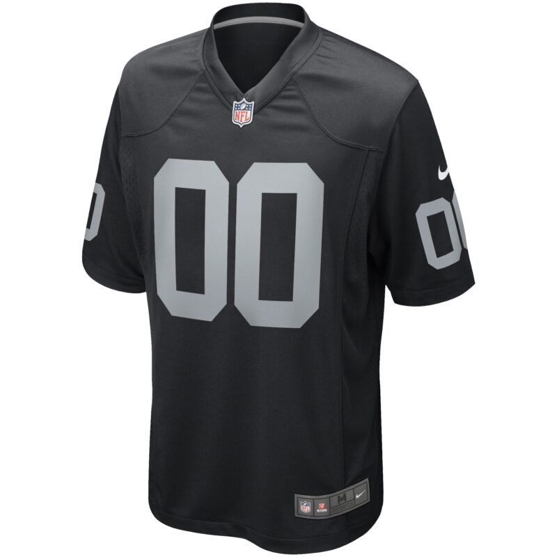 Jim Otto Las Vegas Raiders Game Retired Player Jersey - Black - Image 2