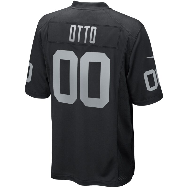 Jim Otto Las Vegas Raiders Game Retired Player Jersey - Black - Image 3