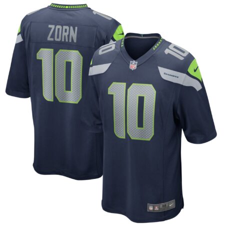 Jim Zorn Seattle Seahawks Game Retired Player Jersey - College Navy