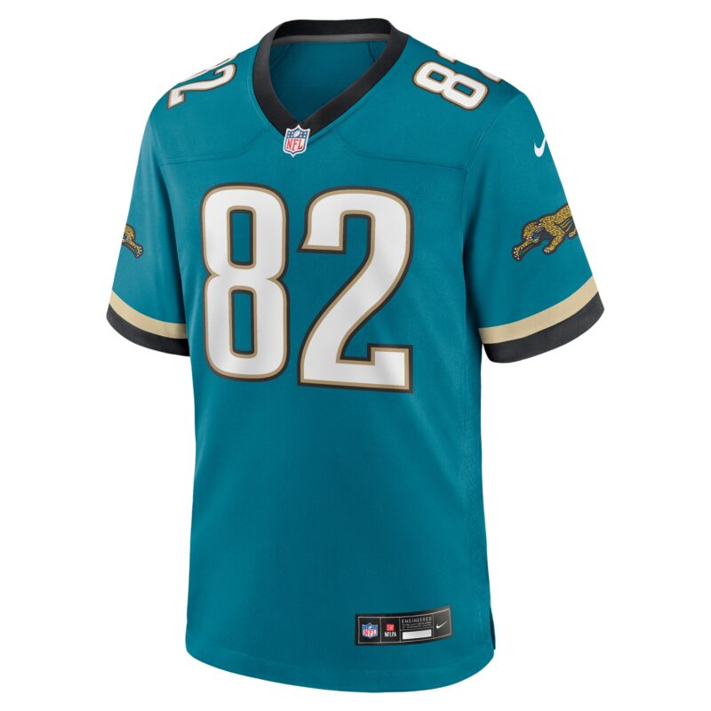 Jimmy Smith Jacksonville Jaguars Prowler Throwback Retired Player Game Jersey - Teal - Image 2
