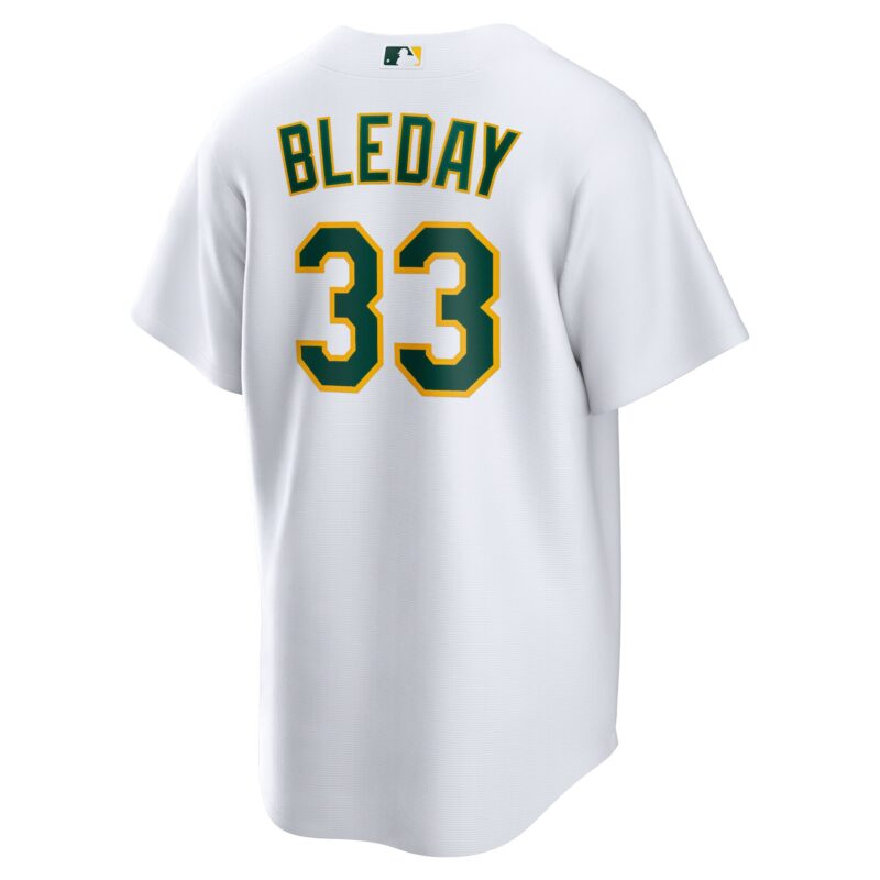 JJ Bleday Athletics Home Jersey - White - Image 3