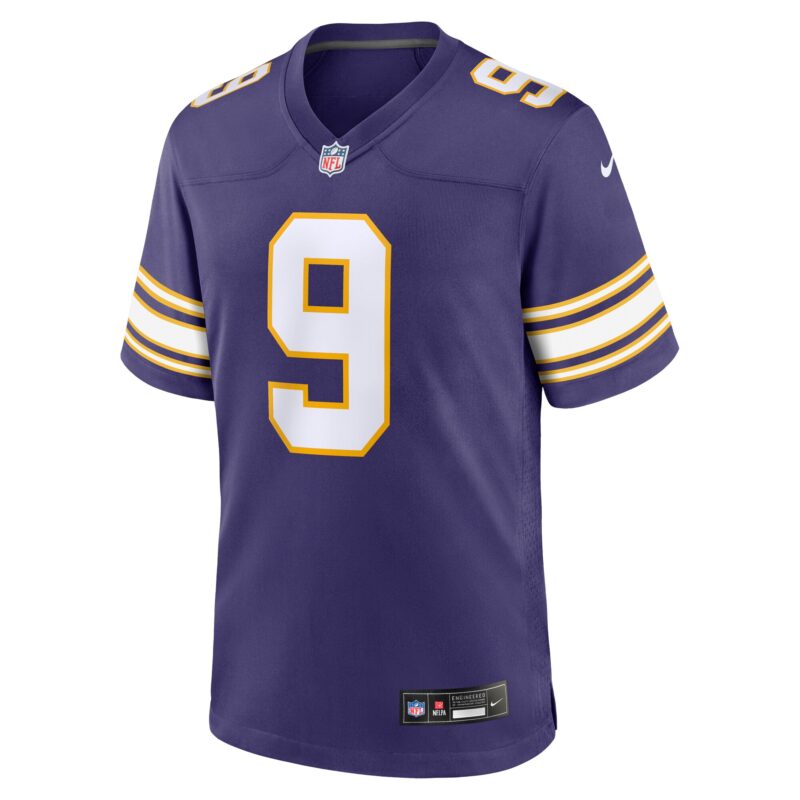J.J. McCarthy Minnesota Vikings 2nd Alternate Player Game Jersey - Purple - Image 2
