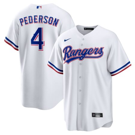 Joc Pederson Texas Rangers Home Jersey - White