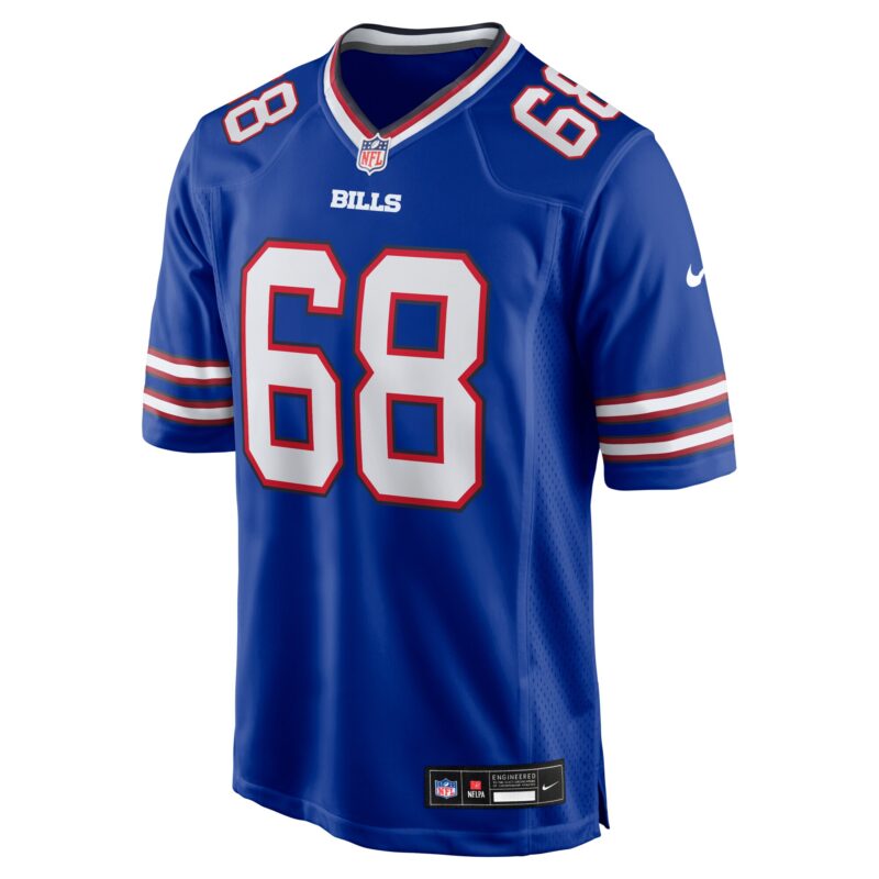 Joe DeLamielleure Buffalo Bills Game Retired Player Jersey - Royal - Image 2