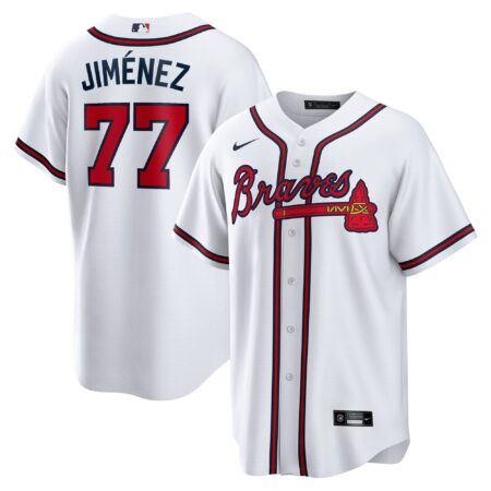 Joe Jiménez Atlanta Braves Home Player Jersey - White