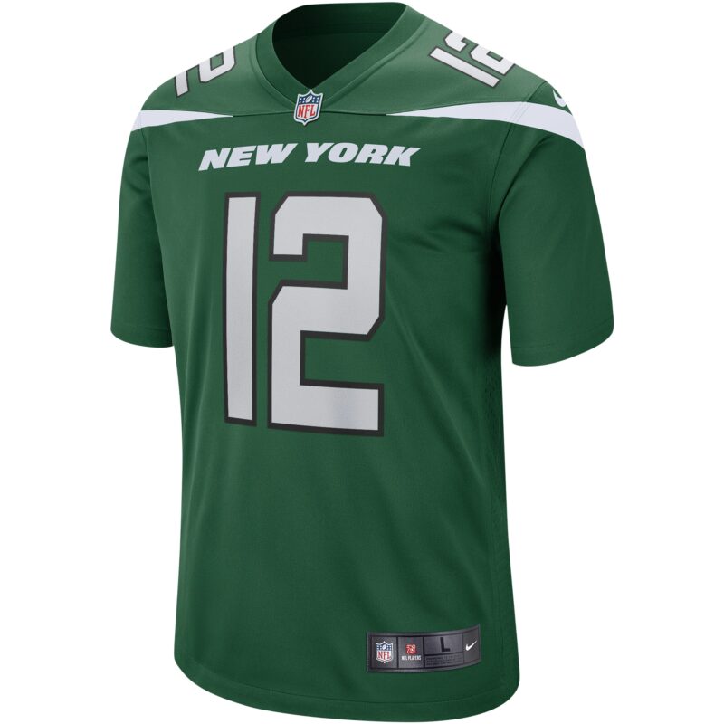 Joe Namath New York Jets Game Retired Player Jersey - Gotham Green - Image 2