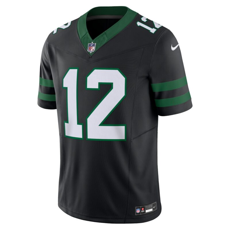 Joe Namath New York Jets Alternate Vapor F.U.S.E. Limited Jersey - Legacy Black - Image 2