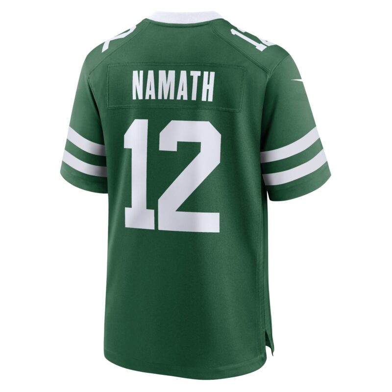Joe Namath New York Jets Game Jersey - Legacy Green - Image 3