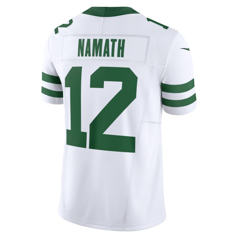 Joe Namath New York Jets Vapor F.U.S.E. Limited Jersey - Legacy White - Image 3