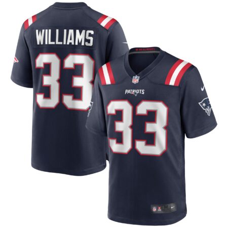Joejuan Williams New England Patriots Game Jersey - Navy