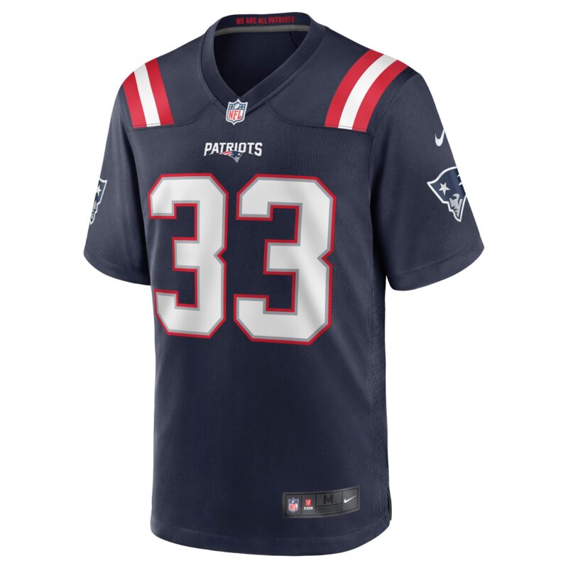 Joejuan Williams New England Patriots Game Jersey - Navy - Image 2