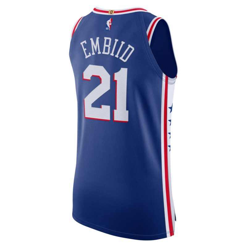 Joel Embiid Philadelphia 76ers Jersey - Icon Edition - Royal - Image 3