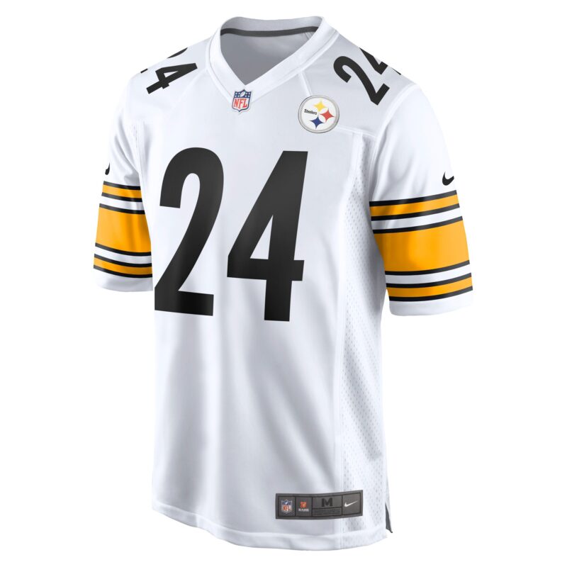Joey Porter Jr. Pittsburgh Steelers Away Game Jersey - White - Image 2