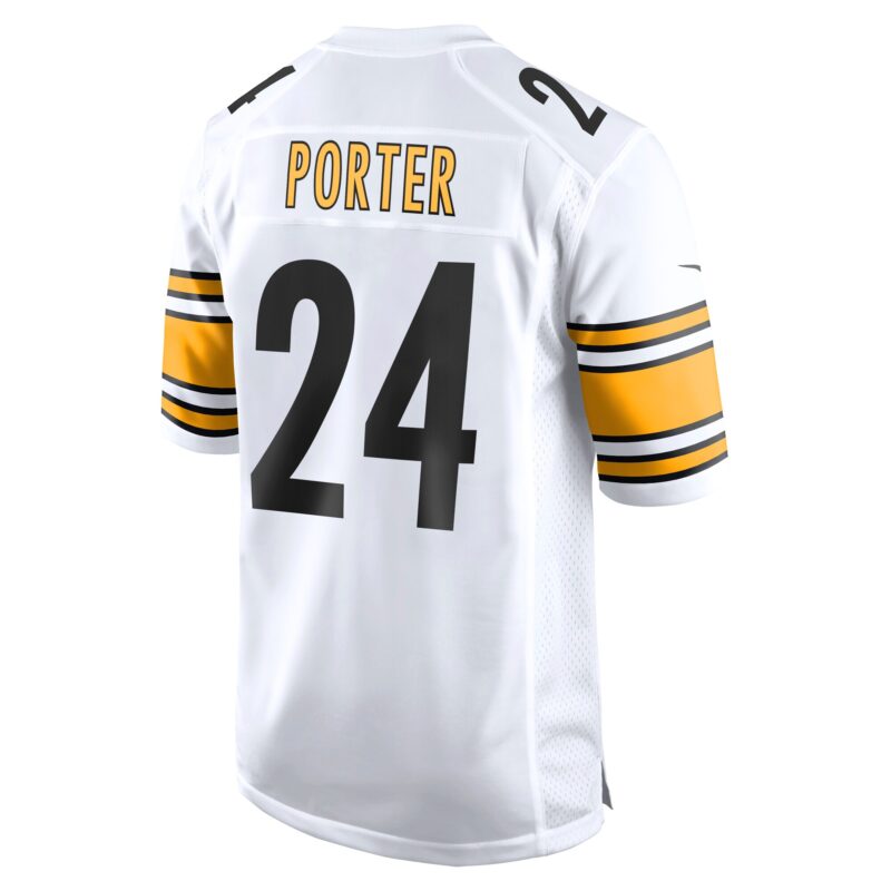 Joey Porter Jr. Pittsburgh Steelers Away Game Jersey - White - Image 3