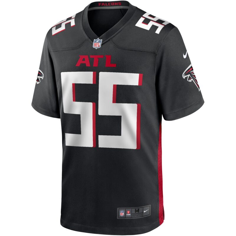 John Abraham Atlanta Falcons Game Retired Player Jersey - Black - Image 2