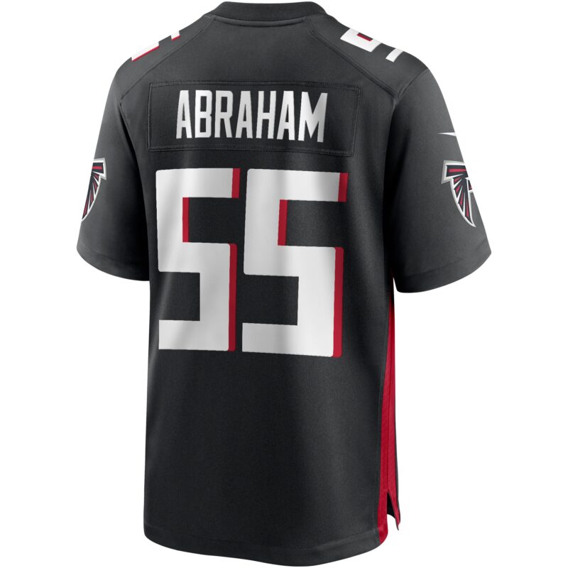John Abraham Atlanta Falcons Game Retired Player Jersey - Black - Image 3