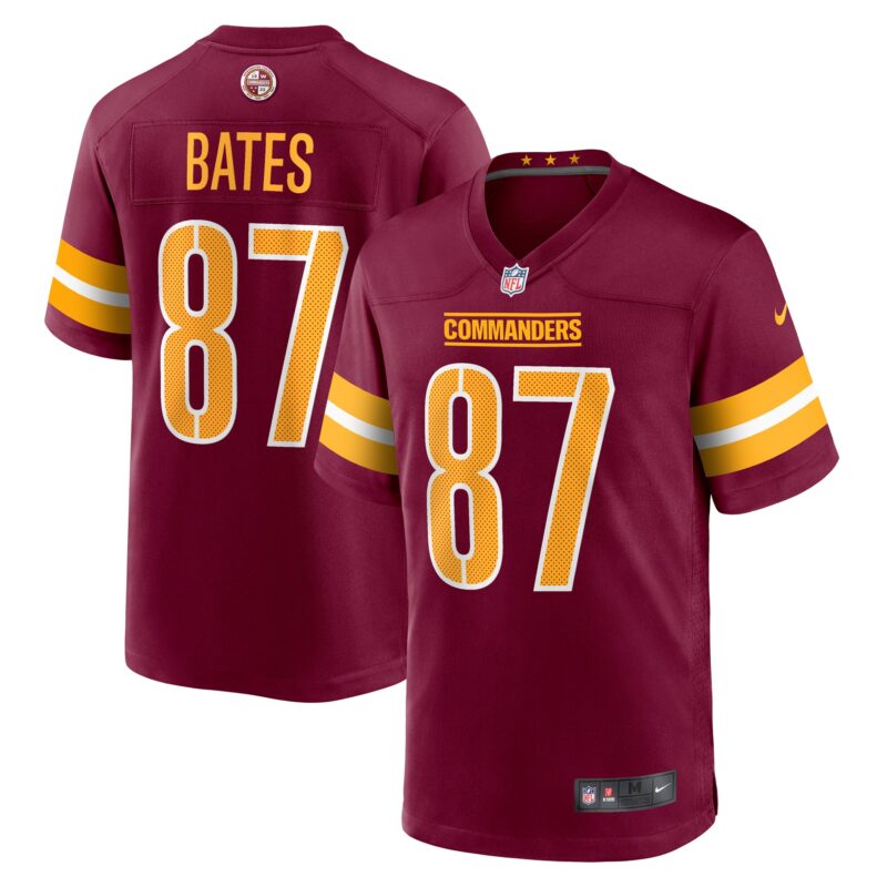 John Bates Washington Commanders Game Jersey - Burgundy