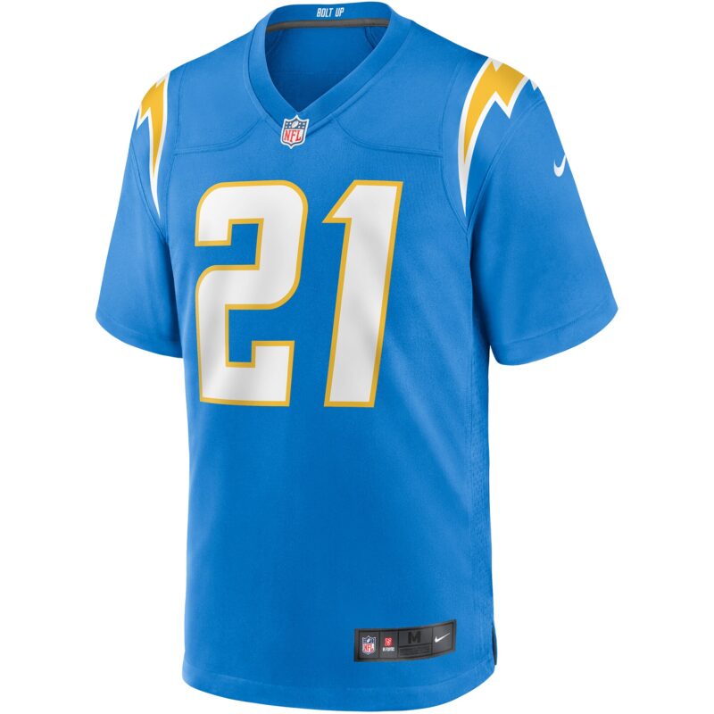 John Hadl Los Angeles Chargers Game Retired Player Jersey - Powder Blue - Image 2