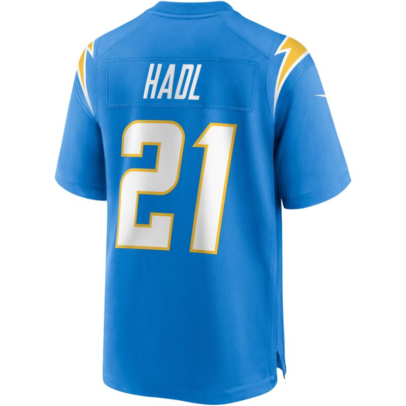 John Hadl Los Angeles Chargers Game Retired Player Jersey - Powder Blue - Image 3