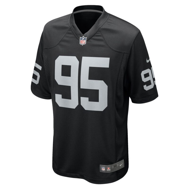 John Jenkins Las Vegas Raiders Game Jersey - Black - Image 2