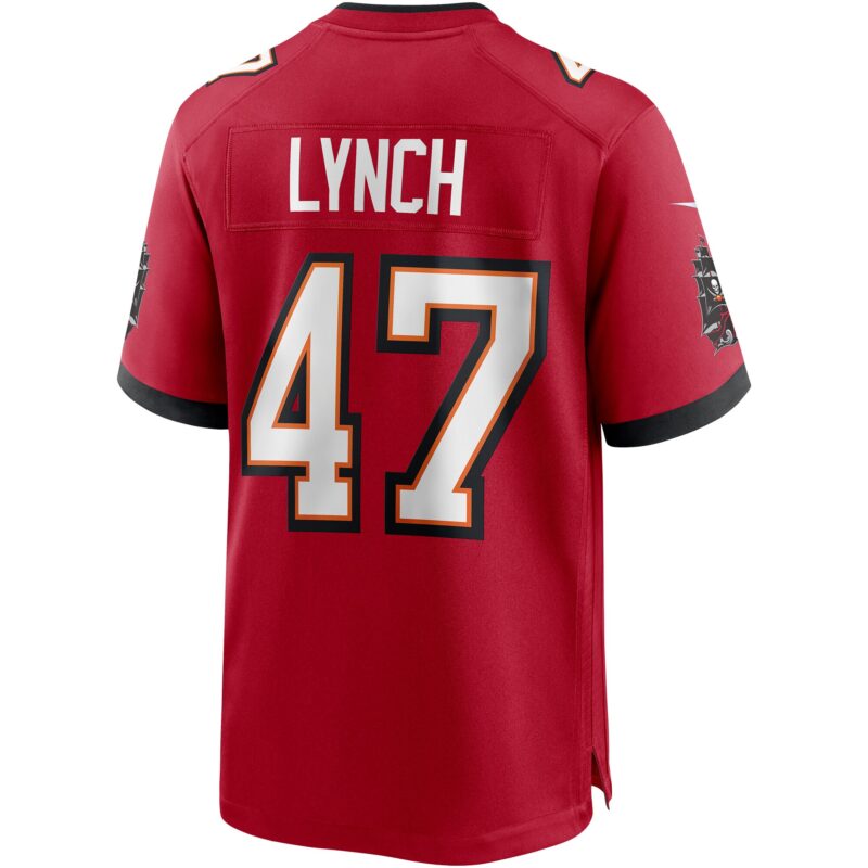 John Lynch Tampa Bay Buccaneers Game Retired Player Jersey - Red - Image 3