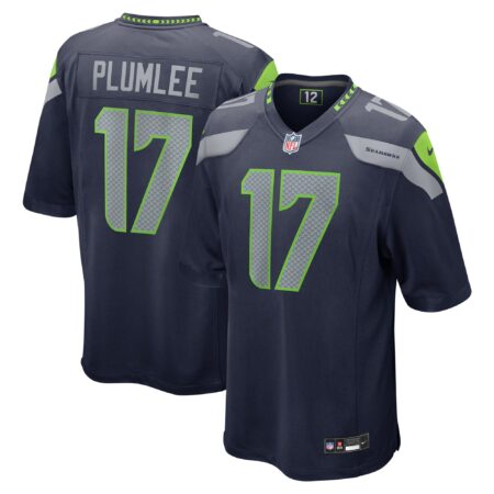 John Rhys Plumlee Seattle Seahawks Team Game Jersey - College Navy
