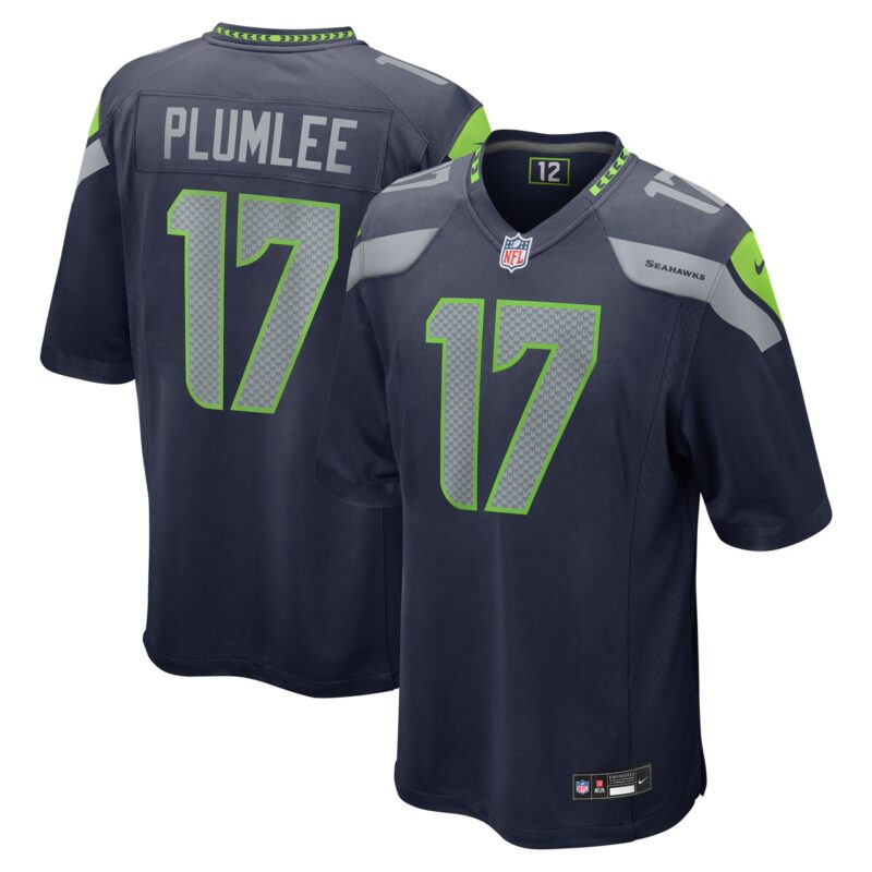 John Rhys Plumlee Seattle Seahawks Team Game Jersey - College Navy