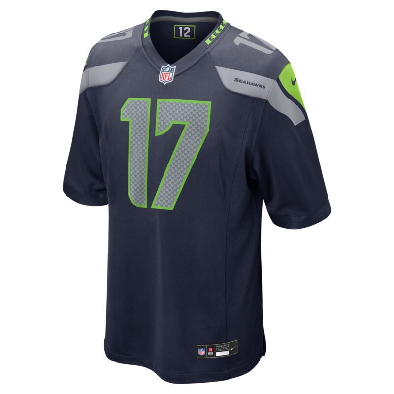 John Rhys Plumlee Seattle Seahawks Team Game Jersey - College Navy - Image 2