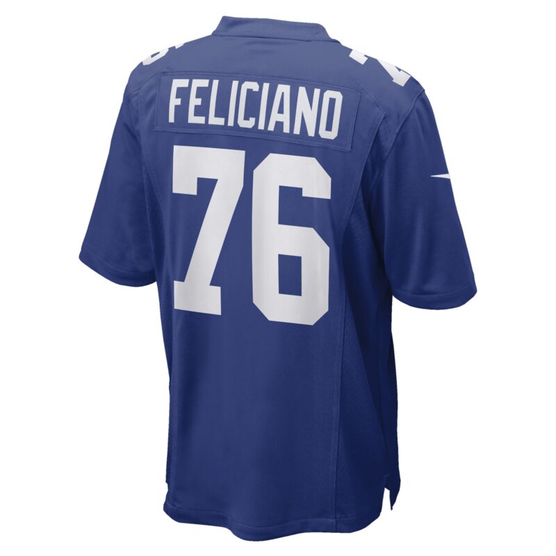 Jon Feliciano New York Giants Game Player Jersey - Royal - Image 3