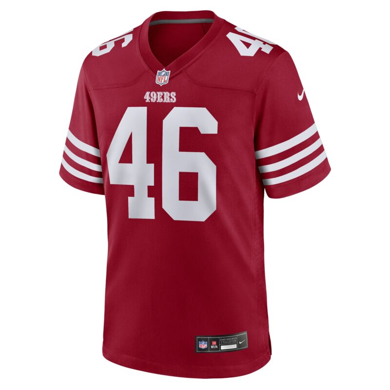 Jon Weeks San Francisco 49ers Team Game Jersey - Scarlet - Image 2