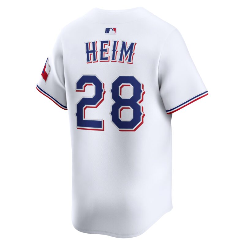 Jonah Heim Texas Rangers Alternate Limited Player Jersey - White - Image 3