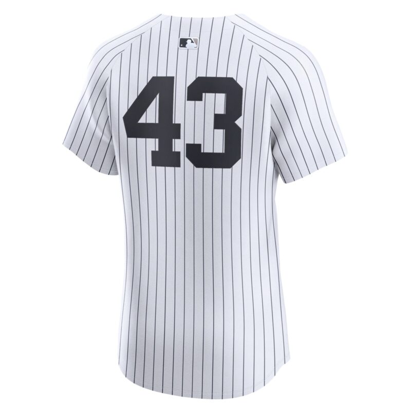 Jonathan Loáisiga New York Yankees Home Elite Player Jersey - White - Image 3