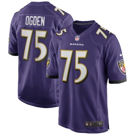 Jonathan Ogden Baltimore Ravens Game Retired Player Jersey - Purple