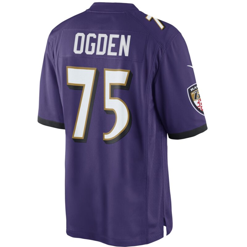 Jonathan Ogden Baltimore Ravens Retired Player Limited Jersey - Purple - Image 3