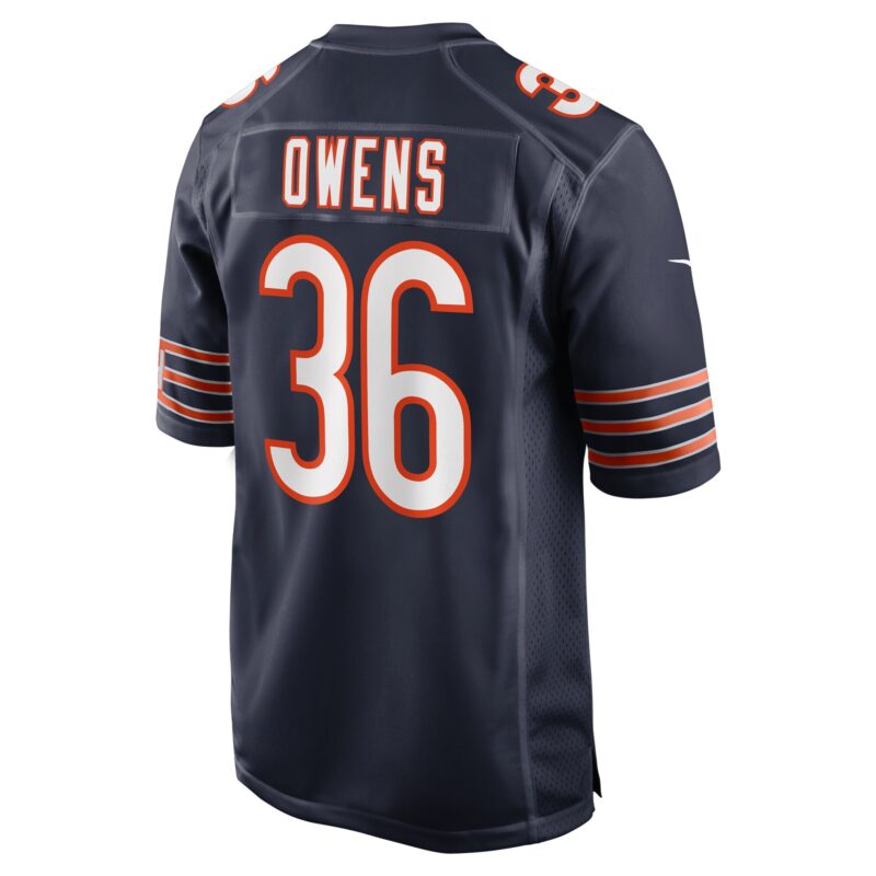 Jonathan Owens Chicago Bears Game Jersey - Navy - Image 3