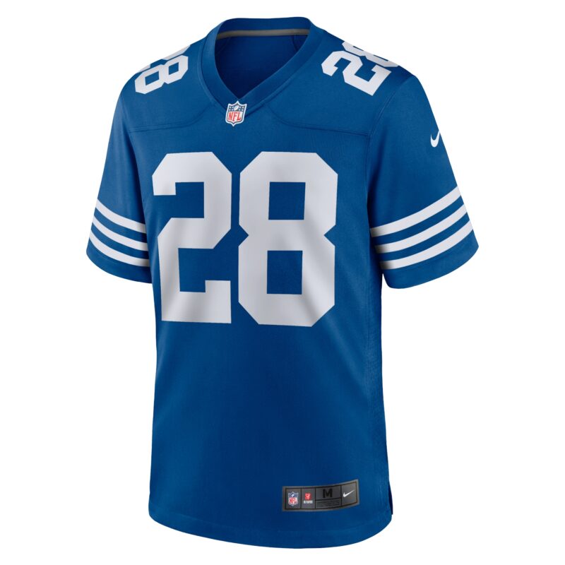 Men's Jonathan Taylor Royal Indianapolis Colts Alternate Game Jersey - Image 2