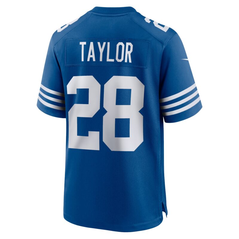 Men's Jonathan Taylor Royal Indianapolis Colts Alternate Game Jersey - Image 3