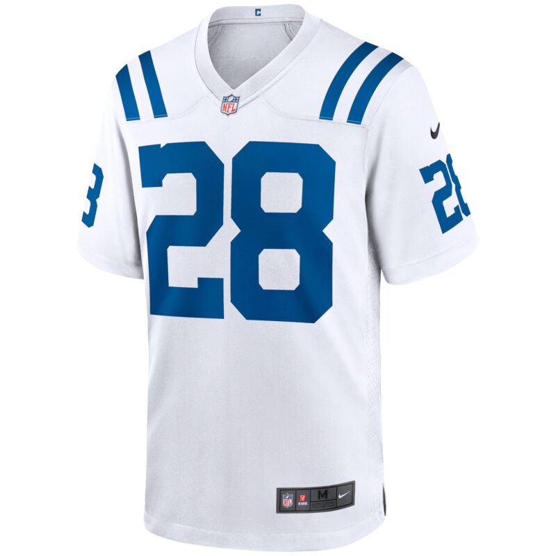 Jonathan Taylor Indianapolis Colts Game Jersey - White - Image 2